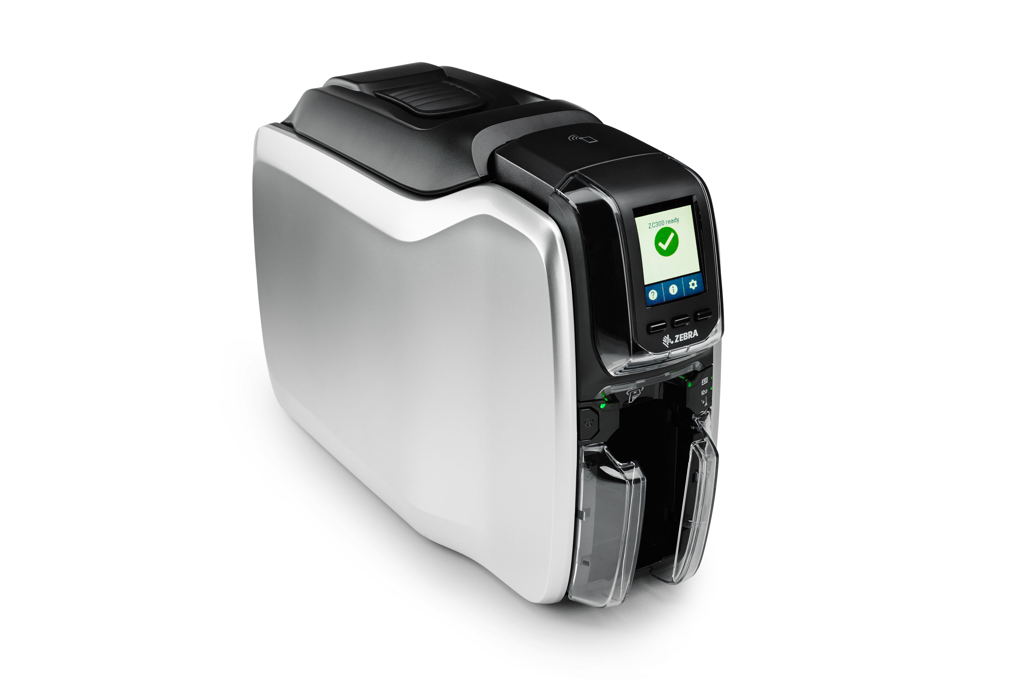 طابعة كروت بلاستيكية وجهين Zebra ZC300